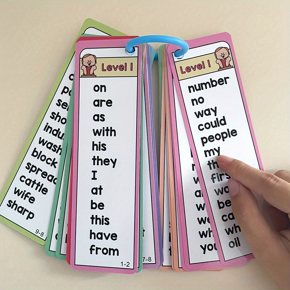 Kids Educational Games Learn English - Leuke leeractiviteit met dubbelzijdige kaarten 1000