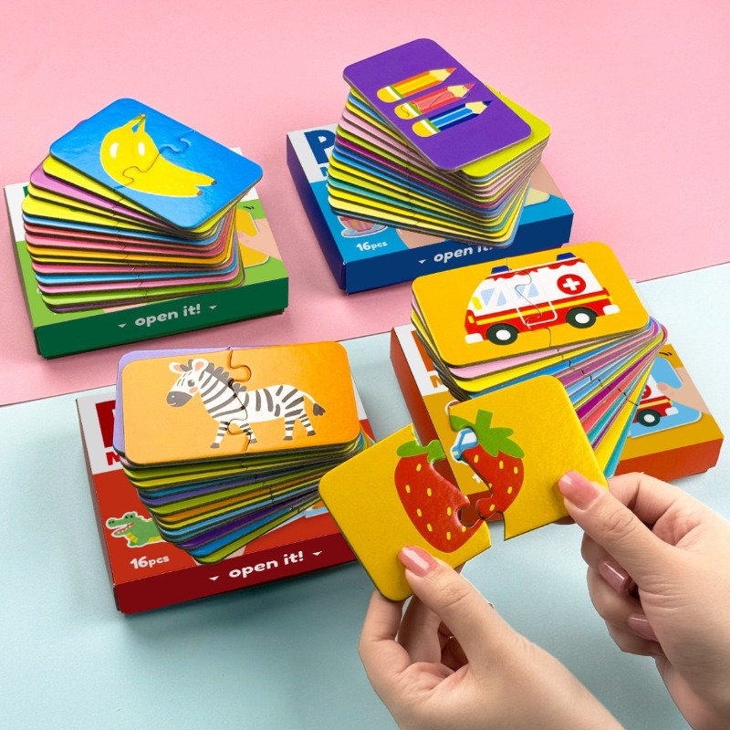 Kids Educational Games Learn English - Montessori-kaarten Educatief speelgoedboek voor kinderen Leren