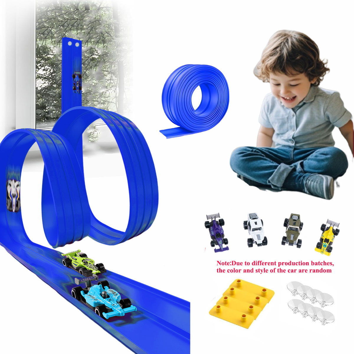 Kids Educational Gadget - Netto Zak 13Ft/16.3Ft Flexibele Spoor Speelgoed