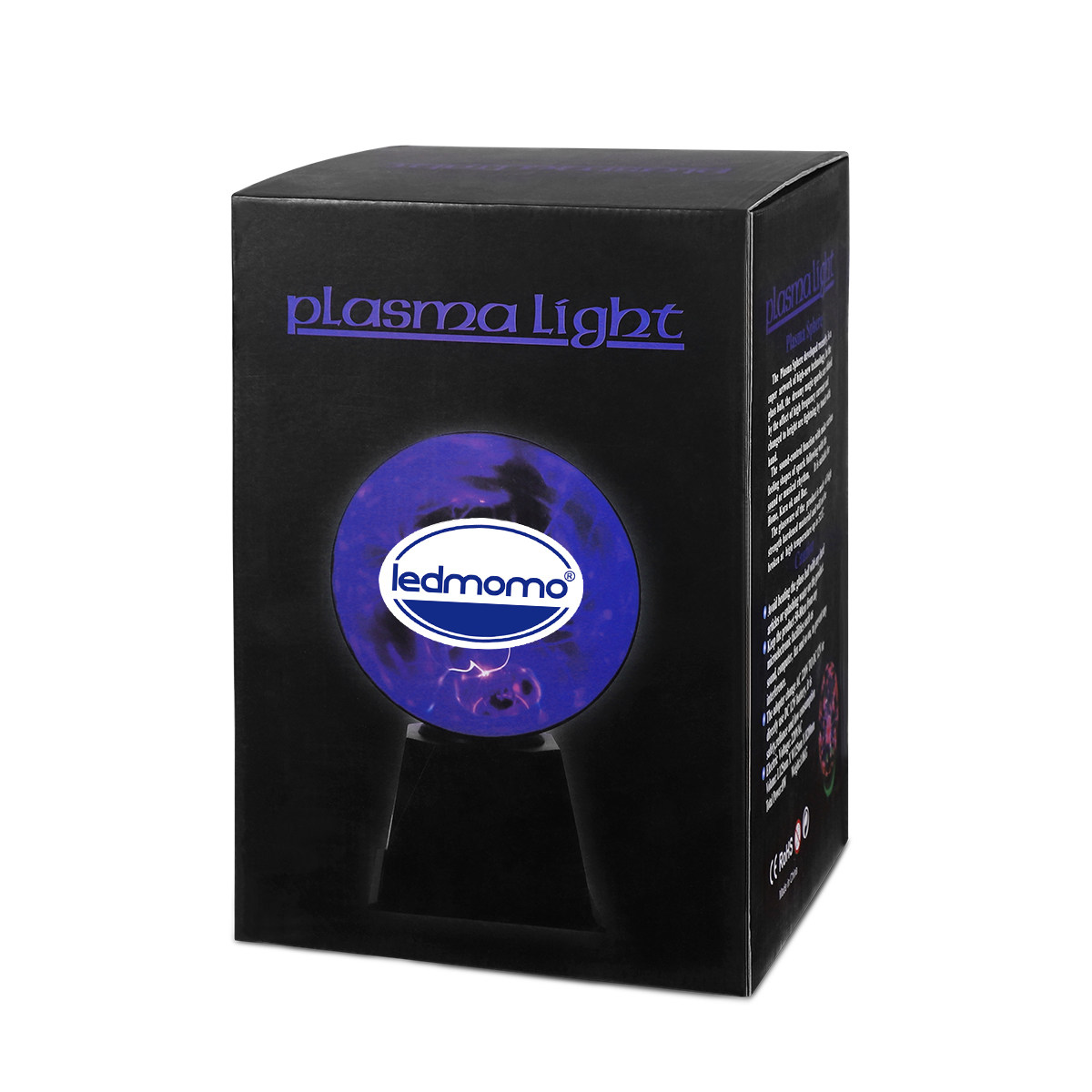 Globe Interactive Light - 8 inch Plasma Ball Lamp met
