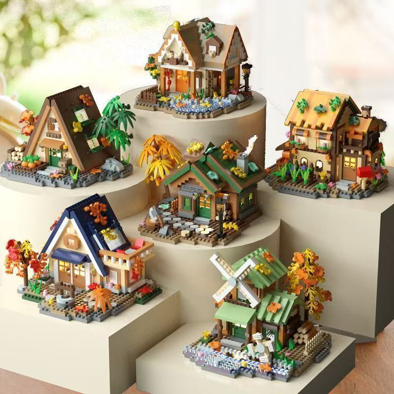 Kids Education Login - 6 Sets Boscabine Mini Bouwstenen Model