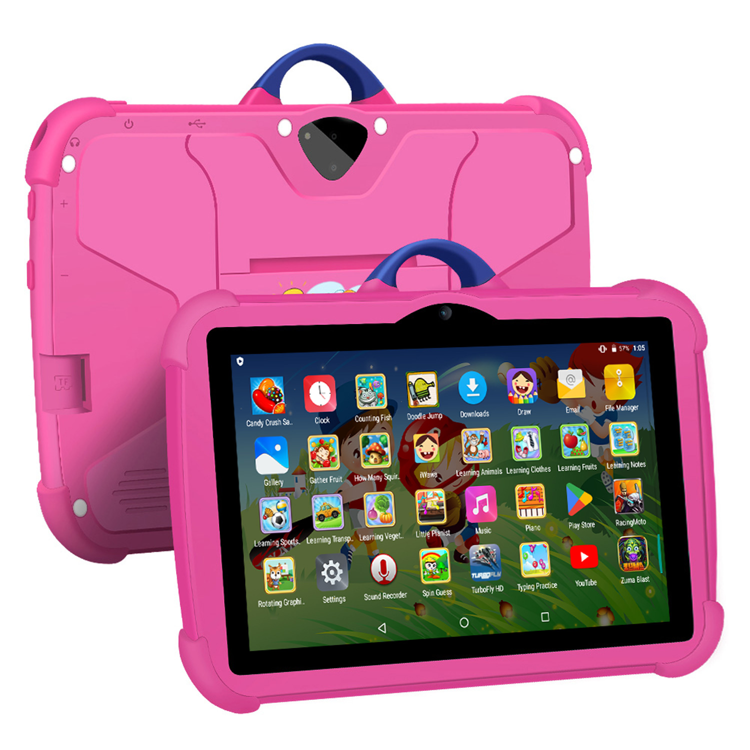 Kids Educational Games Learn English - Nieuwe Cartoon Patroon Kids Tablet 7