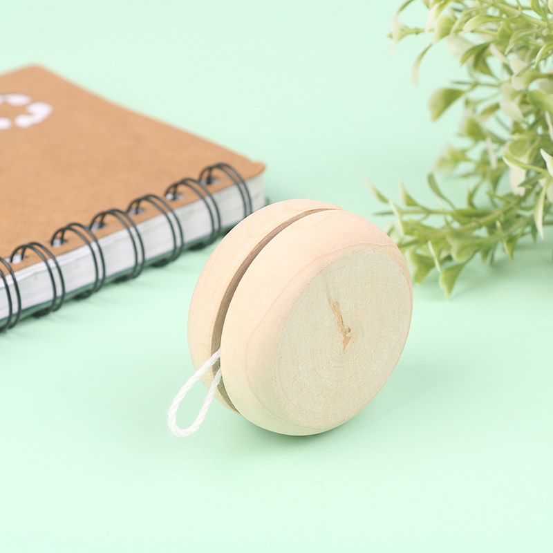 Kids Education Login - Kleurrijk houten jojo-speelgoed Mini ronde log