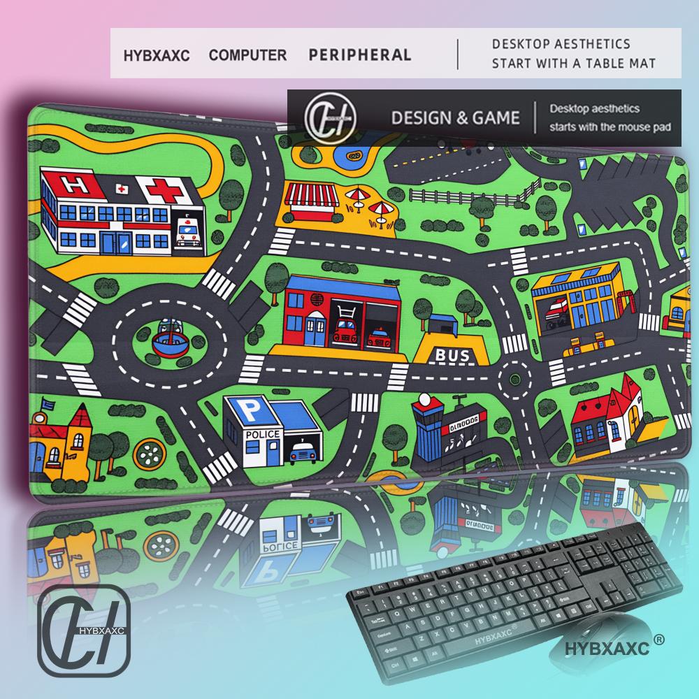 Kids Education Desk - HYBXAXC Kids City Road Map XXL