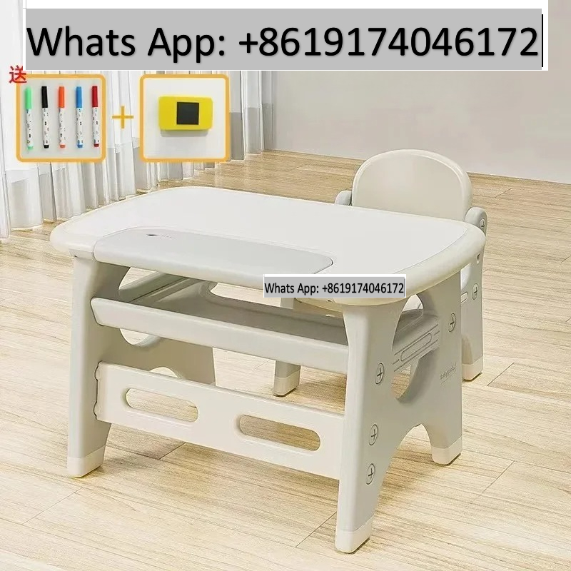 Kids Education Desk - Multifunctionele kindertafel, stoelenset, vroeg onderwijsbureau, duurzaam