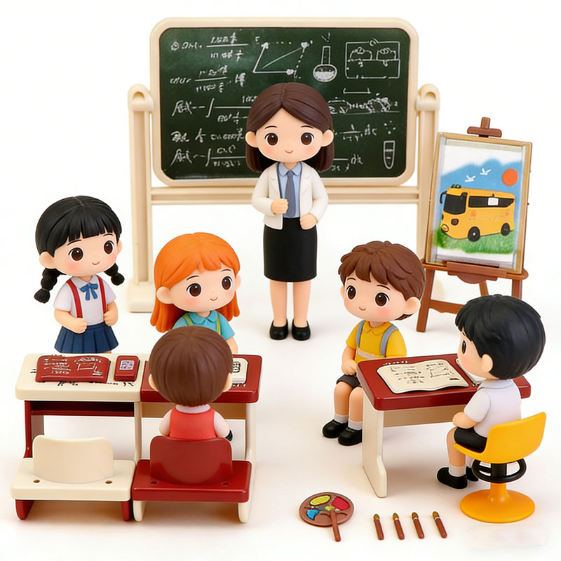 Miniatuurmeubelset voor poppen - Kids Education Desk recensie en prijs
