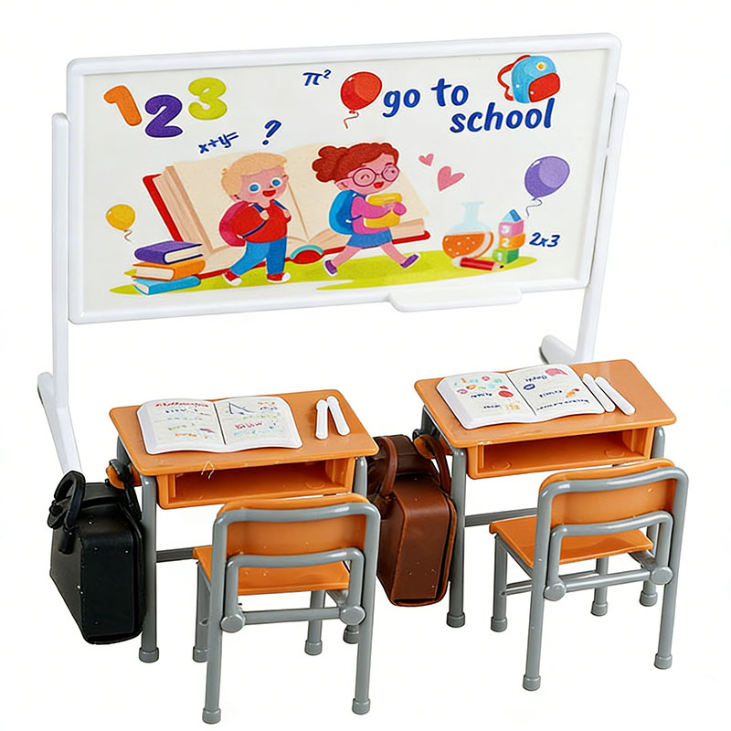 Miniatuurmeubelset voor poppen - Kids Education Desk recensie en prijs