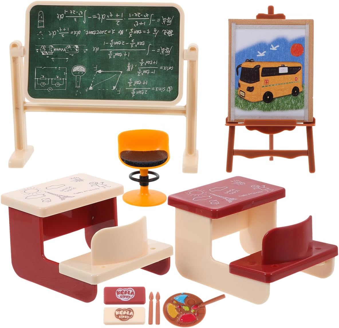 Miniatuurmeubelset voor poppen - Kids Education Desk recensie en prijs