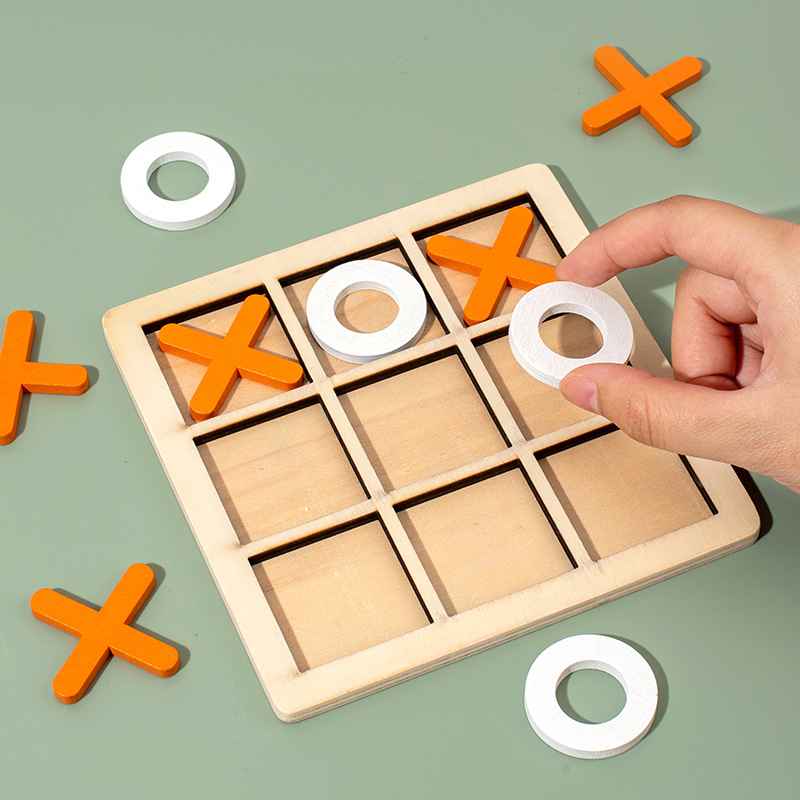 5 stuks houten bordspellen bur - Kids Education Desk recensie en prijs