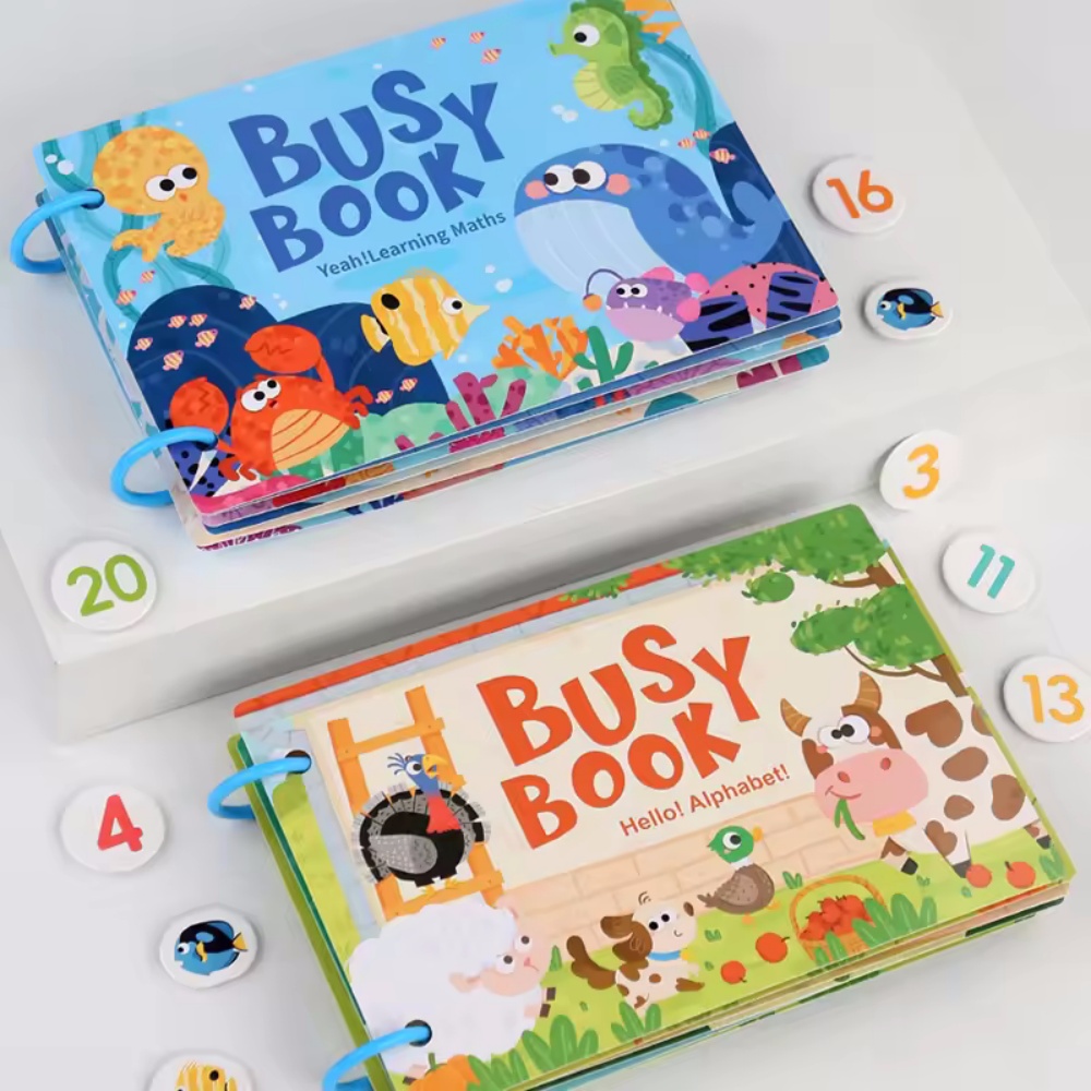 Druk boek Sticker Rustig boek  - Kids Educational Games Learn English recensie en prijs