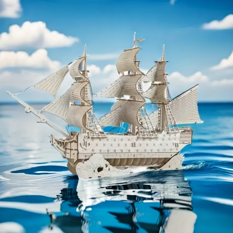DIY Zeilschip Speelgoed 3D Hou - Kids Education Desk recensie en prijs