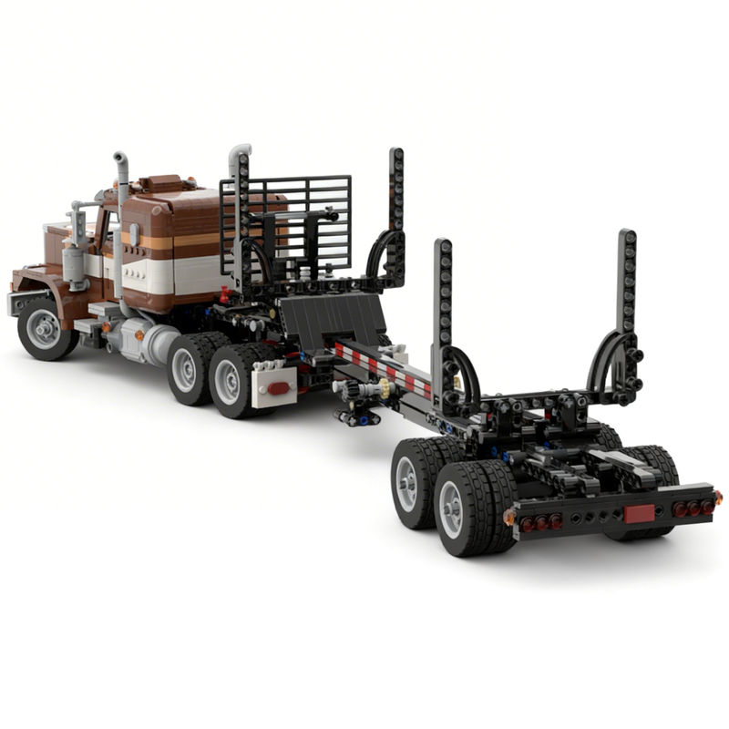 2006pcs MOC Peterbilt 359 Logg - Kids Education Login recensie en prijs