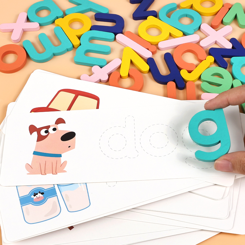 Montessori Houten Alfabetpuzze - Kids Educational Games Learn English recensie en prijs