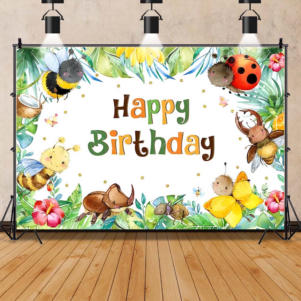 Cartoon Insect Party Vroege On - Background For Kids Education recensie en prijs
