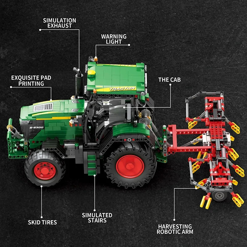 1664PCS Landbouwtractor Bouwst - Kids Education App Free recensie en prijs