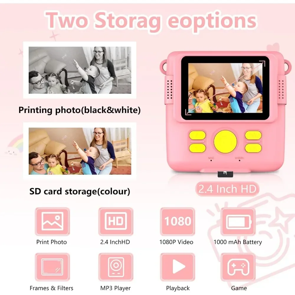 Instant Print-camera voor kind - Kids Education App Free recensie en prijs