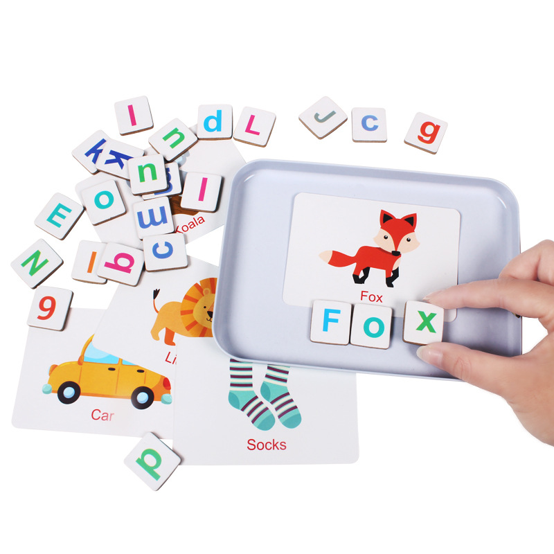 Houten puzzel Flash-kaarten Sp - Kids Educational Games Learn English recensie en prijs