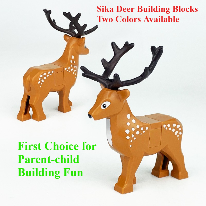 MOC Mini Sika Herten Bouwstene - Kids Education Desk recensie en prijs