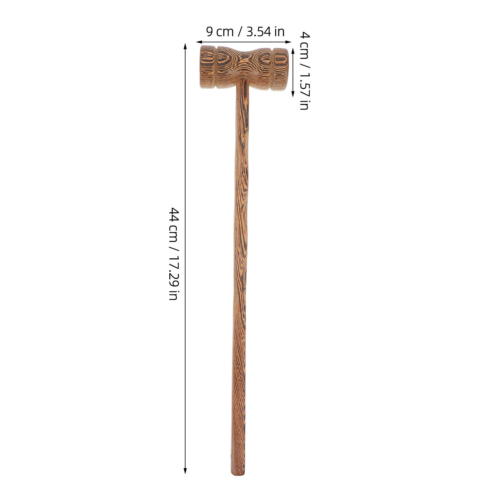 Houten rechtershamer, handgema - Kids Education Desk recensie en prijs