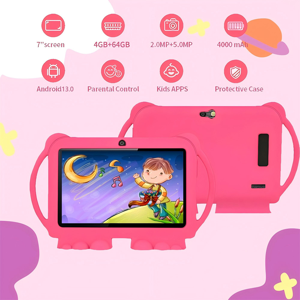 7 Inch Nieuwe Android Kinderta - Kids Educational Games Learn English recensie en prijs