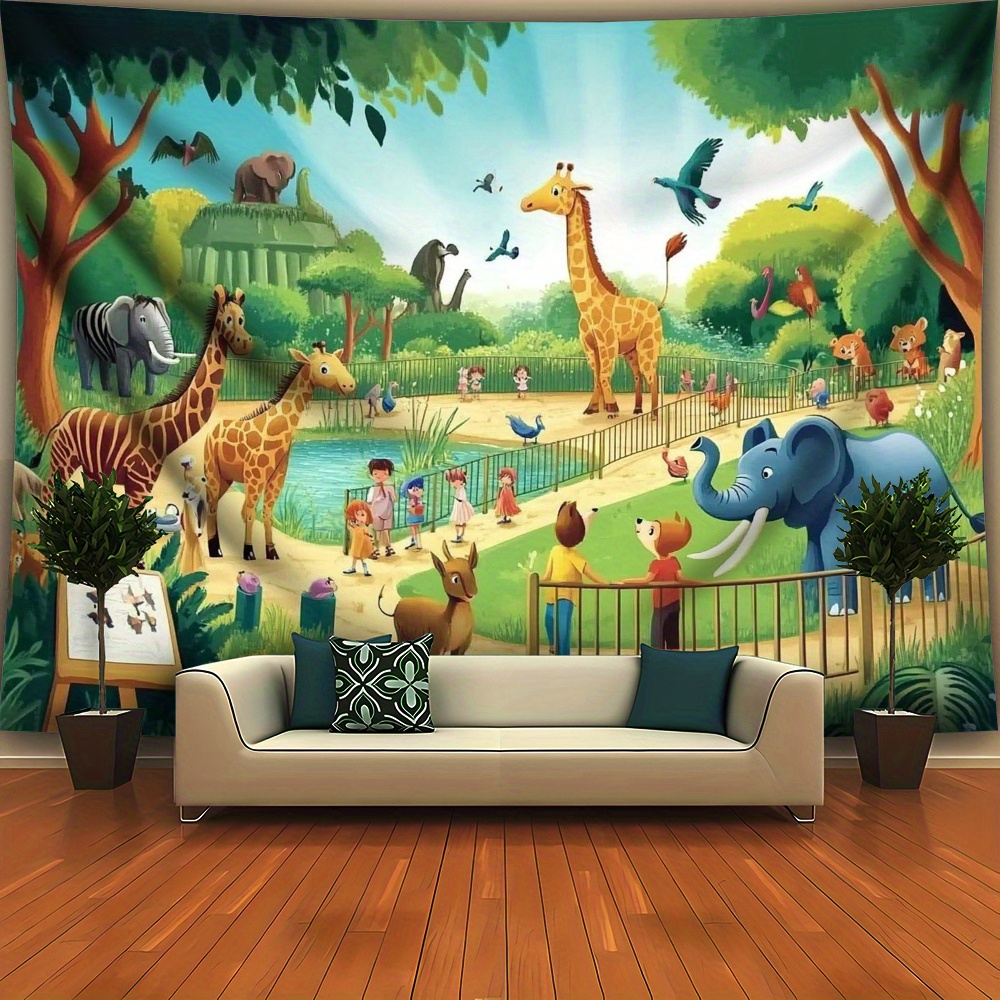 1pc Cartoon Dierentuin Dieren  - Background For Kids Education recensie en prijs