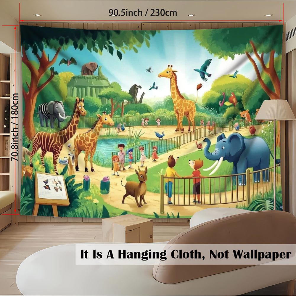 1pc Cartoon Dierentuin Dieren  - Background For Kids Education recensie en prijs