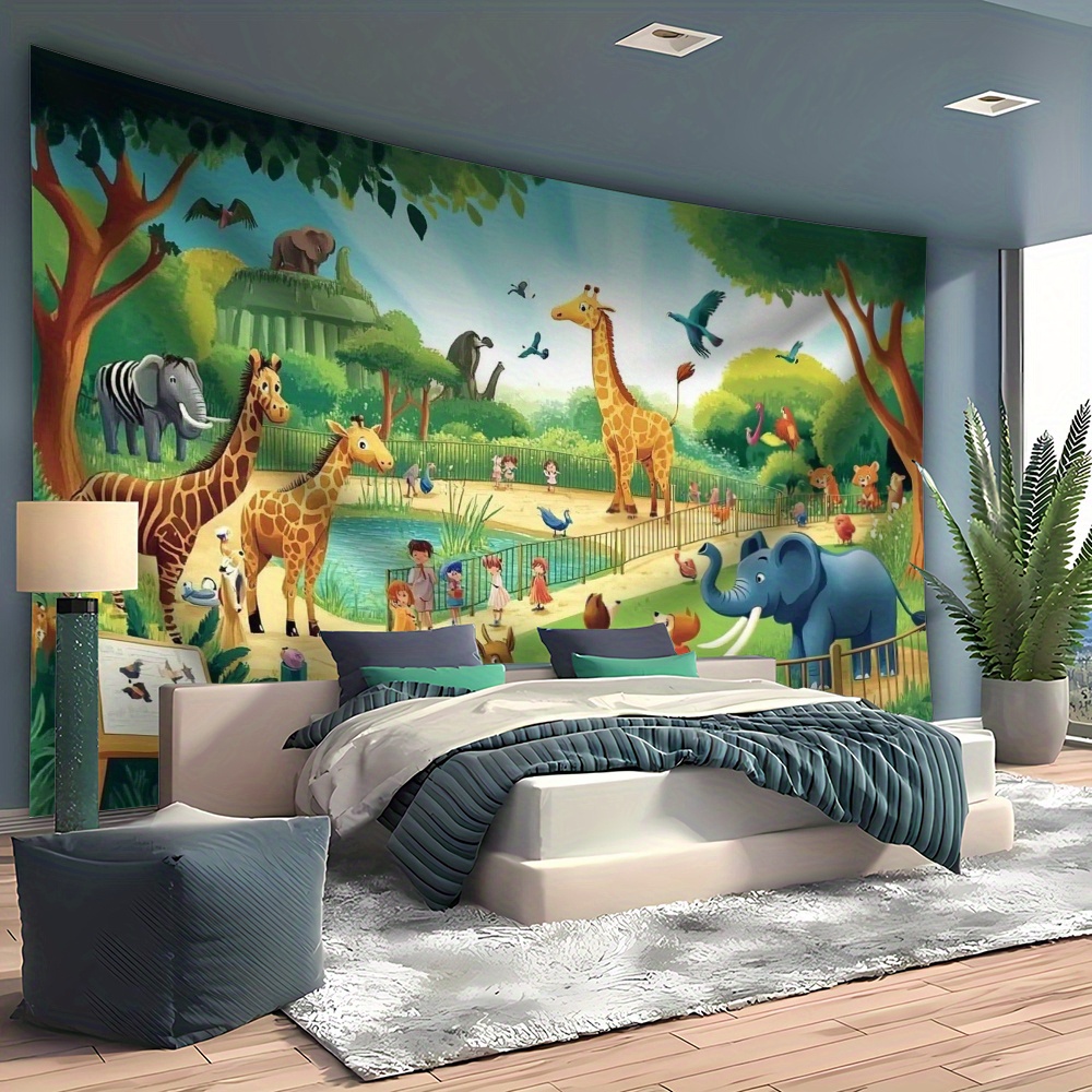 1pc Cartoon Dierentuin Dieren  - Background For Kids Education recensie en prijs