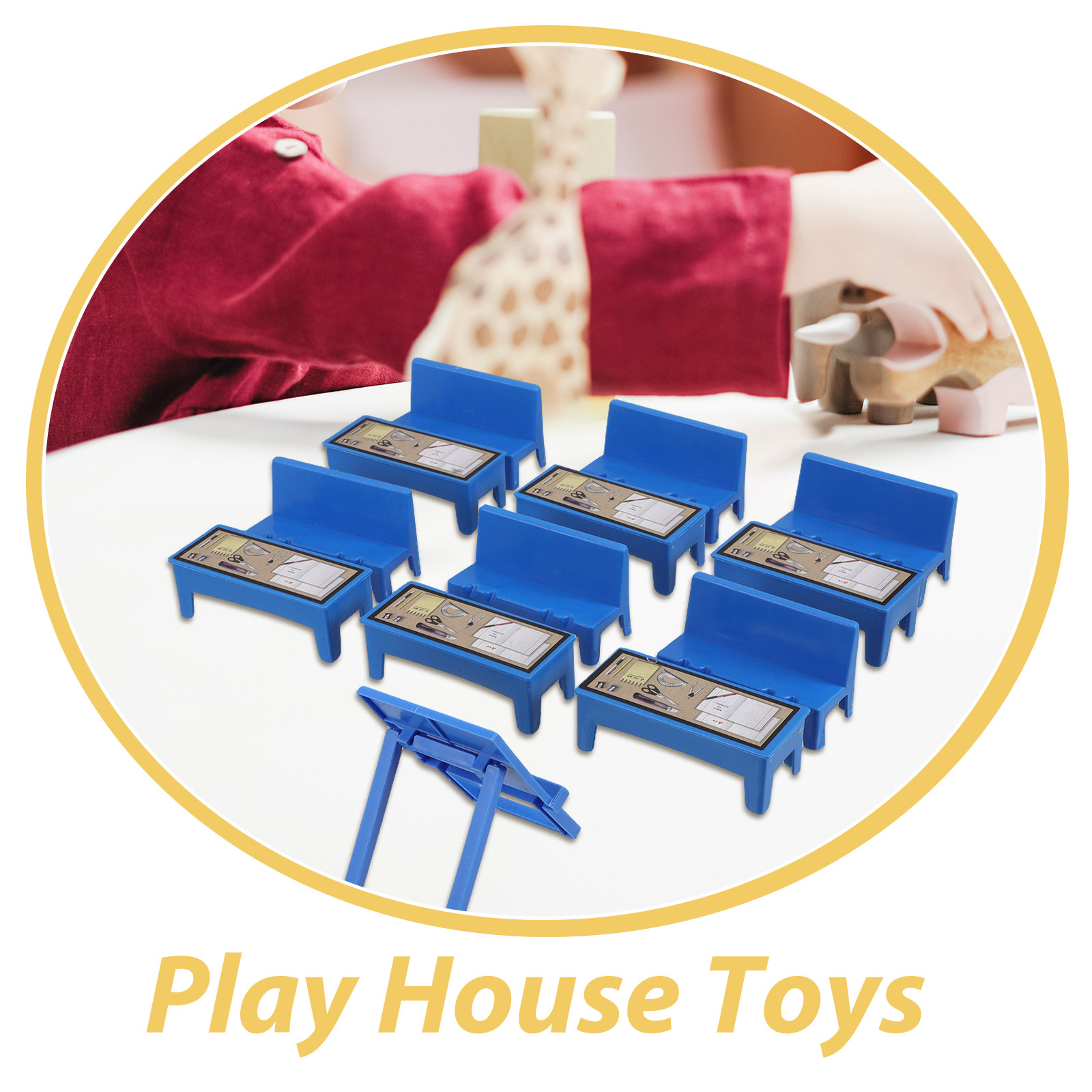 13-delige mini-klaslokaalmeube - Kids Education Desk recensie en prijs